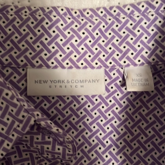 New York Company fitted button up shirt XS - Picture 2 of 6